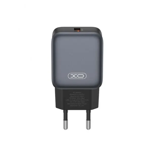 XO Design Incarcator Retea XO Design L152, 18W, 3A, 1 x USB-A, Negru