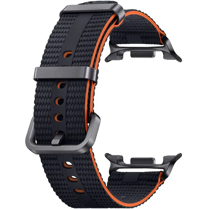 Samsung Curea Smartwatch Samsung Athleisure Band, pentru Galaxy Watch8 / Watch8 Classic, marime S/M, Gri inchis