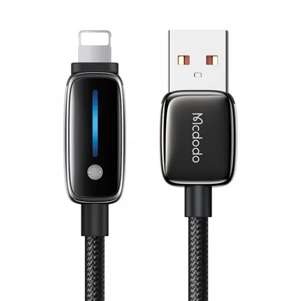 Mcdodo Cablu Date si Incarcare USB-A - Lightning McDodo CA-0010, 18W, 1.2m, Negru