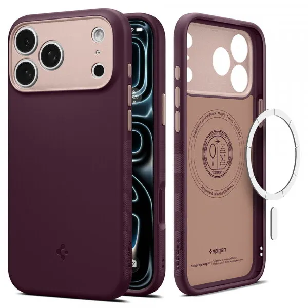 Spigen Husa MagSafe pentru Apple iPhone 18 Pro Max / 17 Pro Max, Spigen, Caseology Nano Pop, Visinie ACS12141