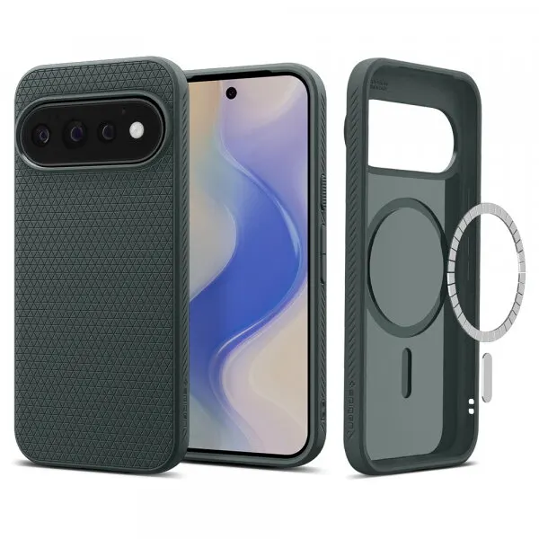 Spigen Husa MagSafe pentru Google Pixel 11 Pro, Spigen, Liquid Air, Verde ACS11858