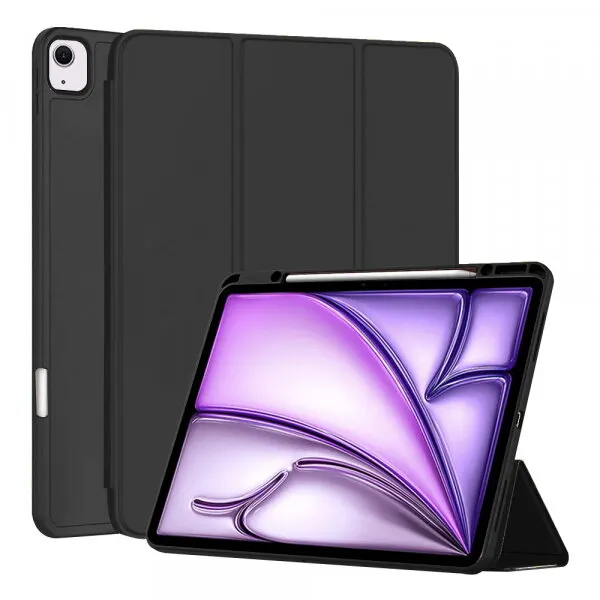 techsuit Husa pentru Apple iPad Air 13 (2026) / Air 13 (2025) / Air 13 (2024), Techsuit, Flex Trifold, Neagra