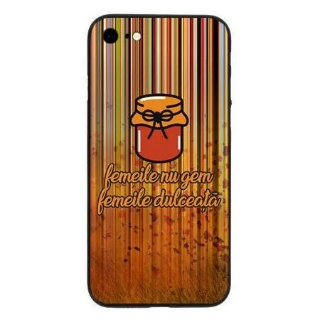 Apple, Husa Apple iPhone 7 Multicolor Mesaj Gem