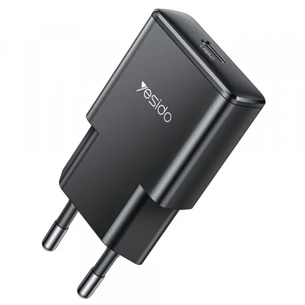Yesido Incarcator Retea Yesido YC74, 30W, 3A, 1 x USB-C, Negru