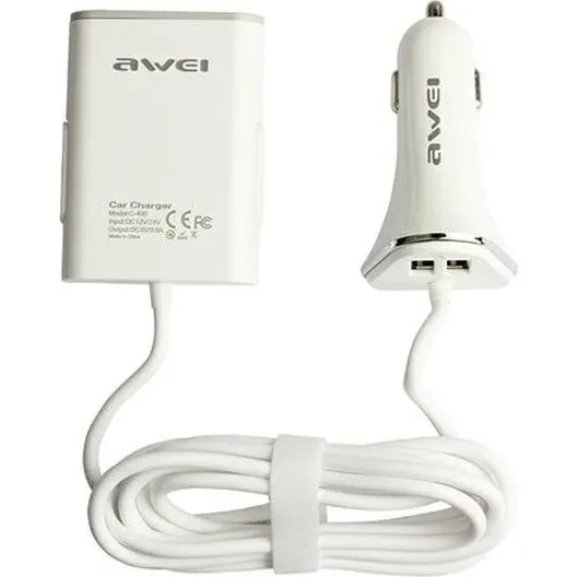AWEI Incarcator auto AWEI C-400 4XUSB 9,6A