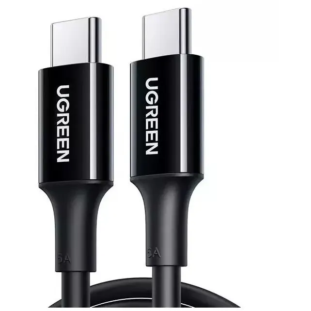 Ugreen CABLU alimentare si date Ugreen, US300, Fast Charging Data Cable pt. smartphone,USB Type-C la Type-C, 1m, negru