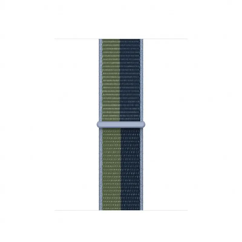 Apple Curea Apple pentru Apple Watch 41mm Abyss Blue/Moss Green Sport Loop - Regular