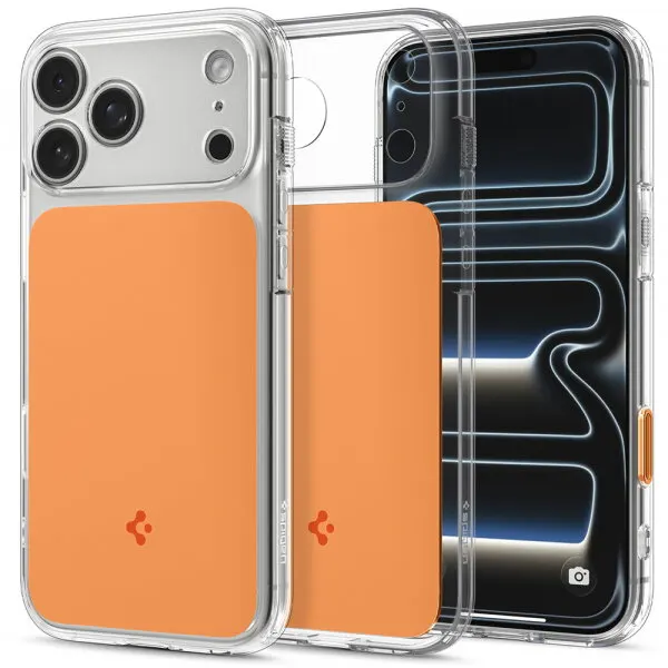 Spigen Husa MagSafe pentru Apple iPhone 18 Pro Max / 17 Pro Max, Spigen, Ultra Hybrid T, Portocalie ACS12133