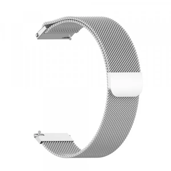 techsuit Curea Techsuit W009 pentru Samsung Galaxy Watch / Huawei Watch Series, 20mm, Argintie