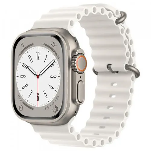 Curea Techsuit W038 pentru Apple Watch 42mm / 41mm / 40mm / 38mm Series, Alb