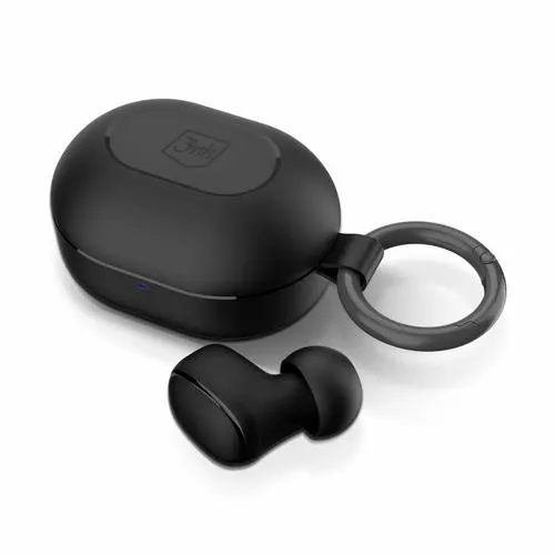 Casti True Wireless In-ear 3mk FlowBuds, Bluetooth 6.0, Microfon (Negru)