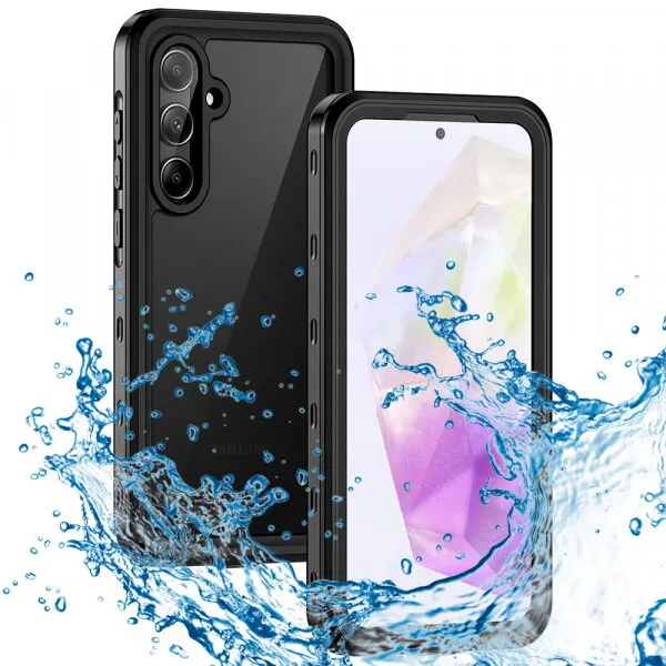 ShellBox Husa Waterproof pentru Samsung Galaxy A35 5G A356, ShellBox, Neagra