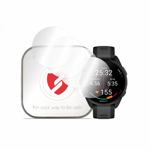 Smart Protection Folie Protectie Smart Protection Premium Classic pentru Garmin Forerunner 165, Set 4 bucati, Plastic