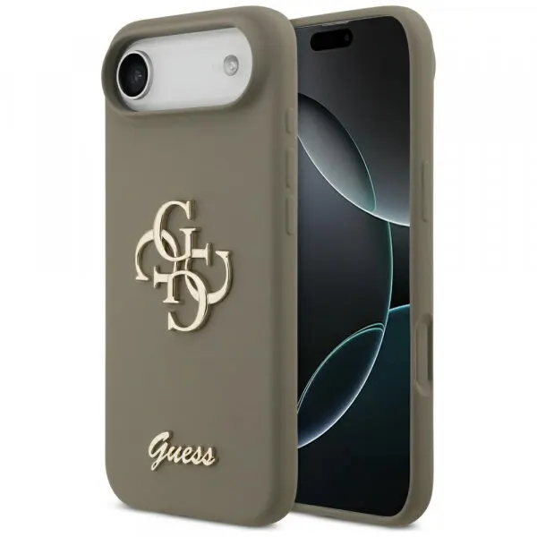 Guess Husa pentru Apple iPhone 17 Air, Guess, Big 4G Script, Maro