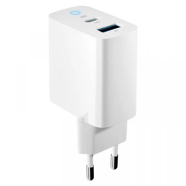 FOREVER Incarcator Retea Forever TC-06-20AC, 20W, 3A, 1 x USB-A - 1 x USB-C, Alb
