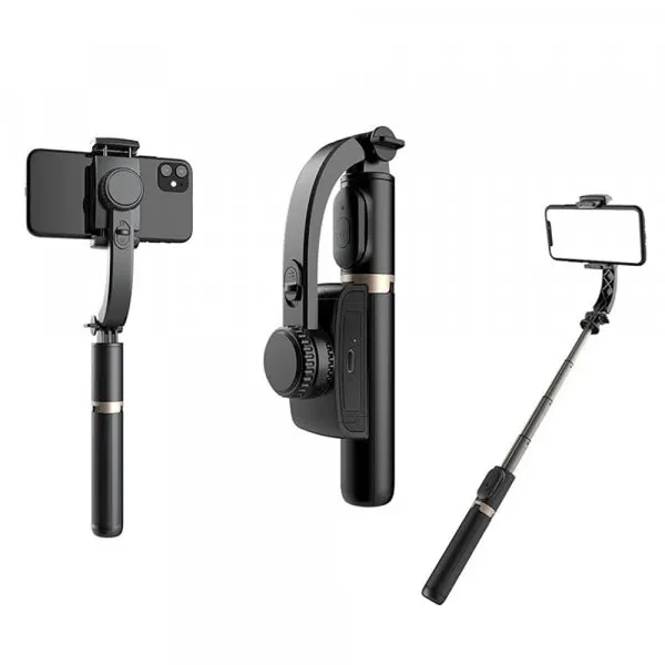 techsuit Selfie Stick Bluetooth Techsuit Q08, Universal, Negru