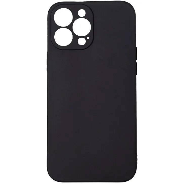 spacer Husa telefon Iphone 13 Pro Max Spacer, Grosime 1.5 mm, Material flexibil TPU, Negru, SPPC-AP-IP13PM-TPU
