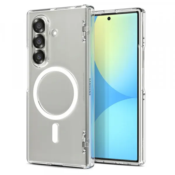 Spigen Husa MagSafe pentru Samsung Galaxy Z Fold7 F966, Spigen, Ultra Hybrid Pro, Transparenta ACS09546
