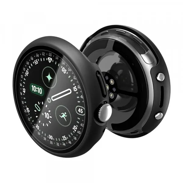 Spigen Husa Spigen Thin Fit 360 pentru Google Pixel Watch 45mm Series, Neagra ACS11746