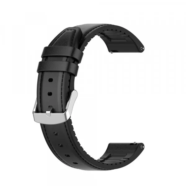 techsuit Curea Techsuit W007 pentru Samsung Galaxy Watch / Huawei Watch Series, 20mm, Neagra