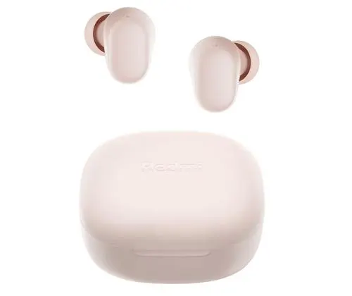 Casti True Wireless Xiaomi Redmi Buds 6 Play, Bluetooth 5.4, IPX4, Reducerea zgomotului la apeluri cu algoritm AI, Google Fast Pair (Roz)