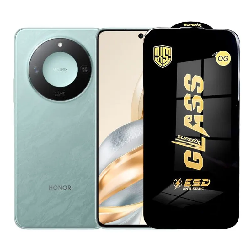 Flippy, Folie de Protectie pentru Honor X60, Flippy, Sticla Securizata ESD, Margini Negre
