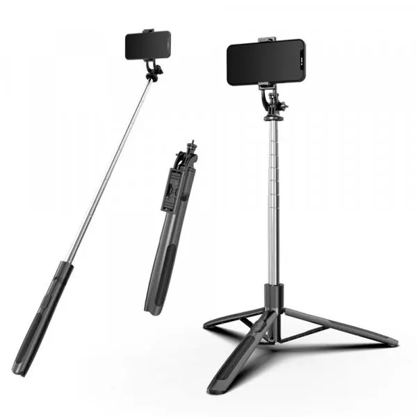techsuit Selfie Stick Bluetooth Techsuit Q05, Universal, Negru