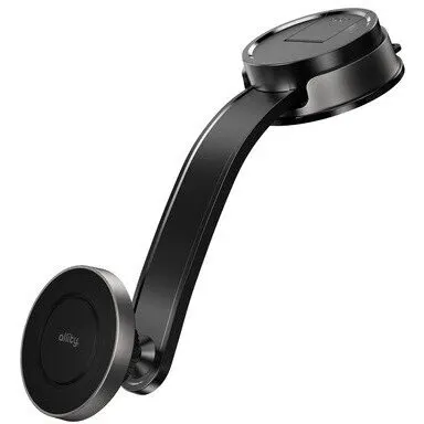Allity Suport auto magnetic Allity ACH-200 MS, Brat reglabil si flexibil, Ventuza puternica, Compatibil cu MagSafe, Negru