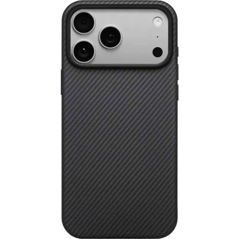 Pitaka Carcasa Pitaka Aramid UltraGuard compatibila cu iPhone 17 Pro Max, Negru/Gri