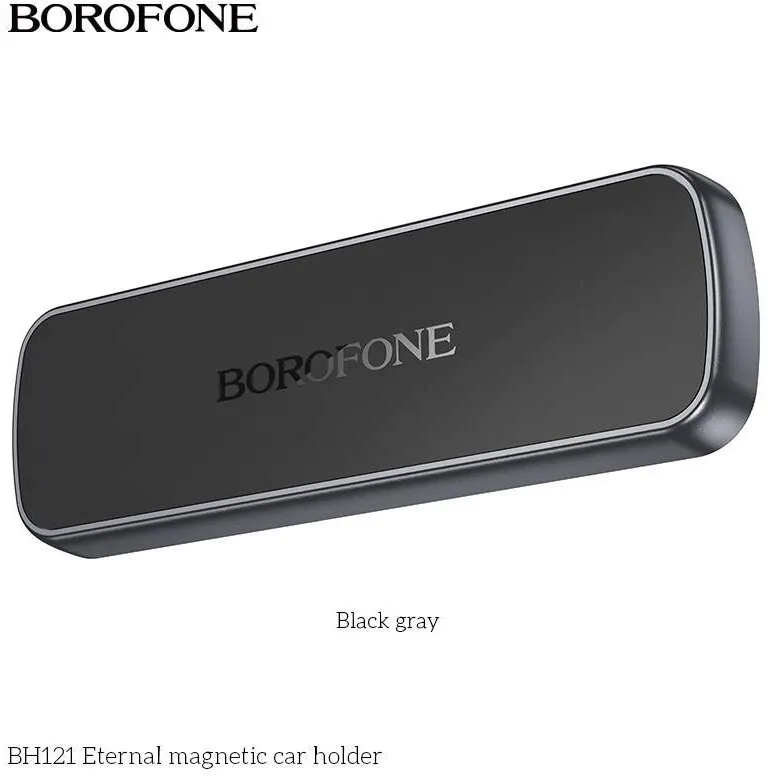 Borofone Suport auto Borofone BH121, pt. SmartPhone, magnetic, fixare bord prin lipire, Negru