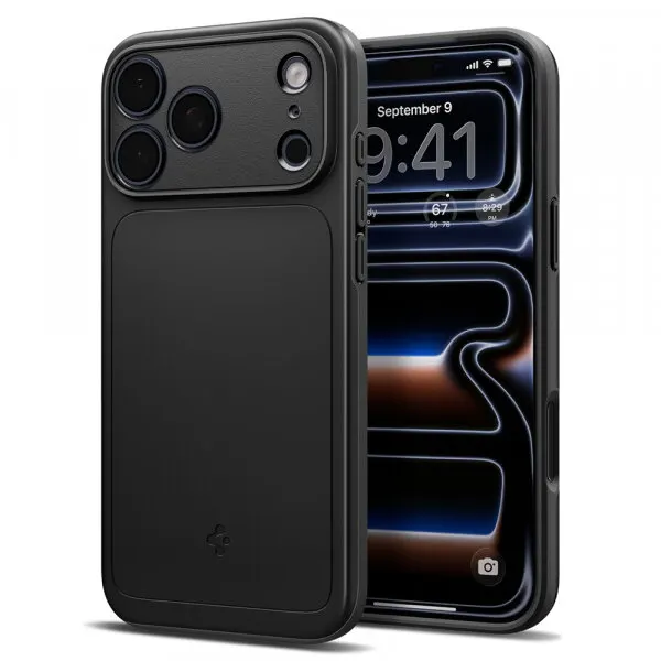 Spigen Husa MagSafe pentru Apple iPhone 18 Pro / 17 Pro, Spigen, Thin Fit, Neagra ACS12144