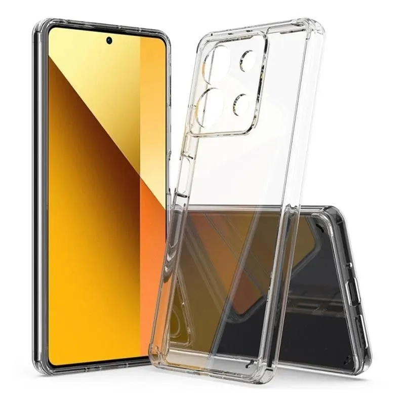 Husa Telefon, Flippy, Compatibila Xiaomi Redmi Note 13 4G, Carcasa TPU, Protectie Camere, 1.5 mm, Transparent