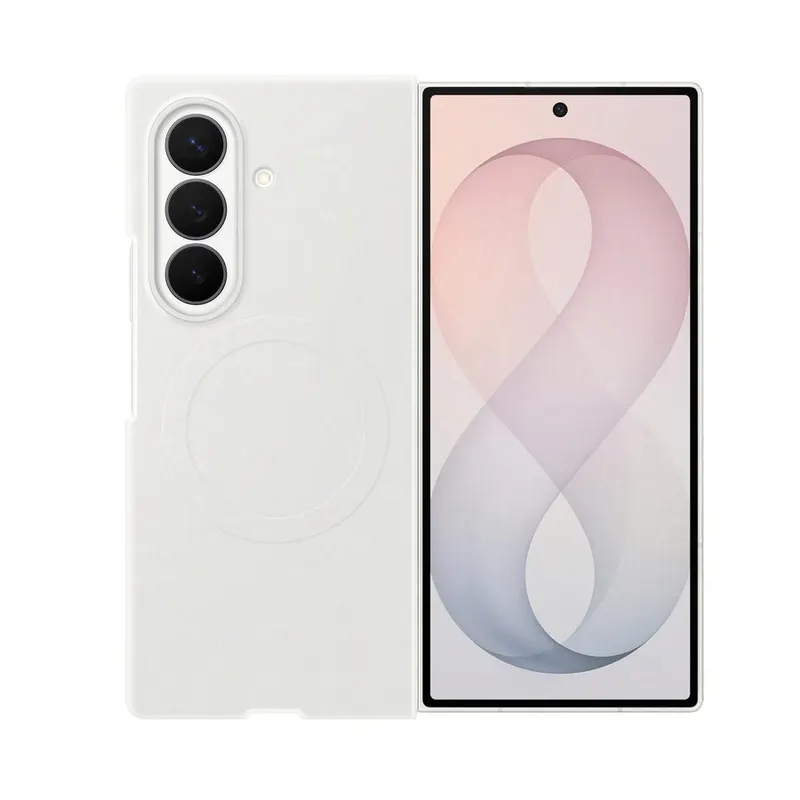 Samsung Husa Protectie Spate Samsung Silicone Magnet EF-EF976CWEGWW pentru Galaxy Z Fold8 Ultra (Alb)