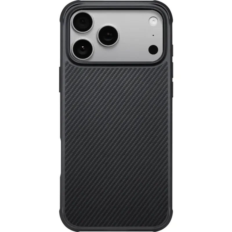 Pitaka Carcasa Pitaka Aramid ProGuard compatibila cu iPhone 17 Pro, Negru/Gri