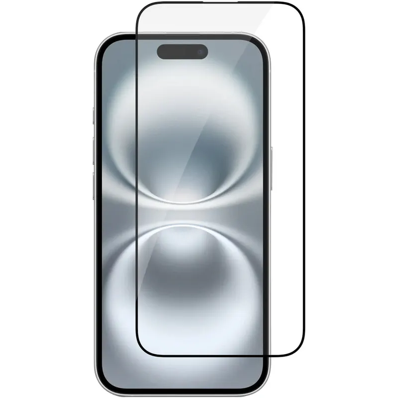 Dviced Dviced Tempered glass screen protector edge to edge for iPhone 16 with applicator Duo Pack