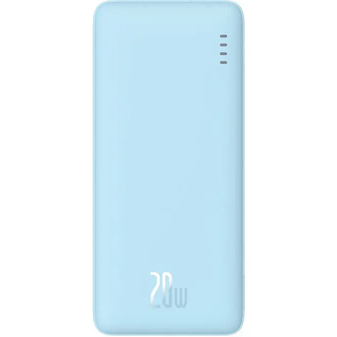 BASEUS Acumulator Extern Baseus Airpow , USB, Type-C, Micro-USB, 20W, 20000mAh, Galaxy Blue