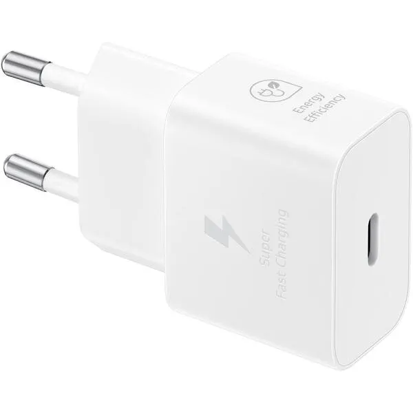Samsung Incarcator Retea Samsung EP-T2510NWEGEU, 25W, 3A, 1 X USB-C, Alb