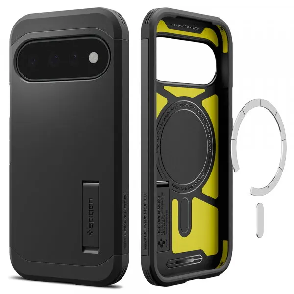 Spigen Husa MagSafe pentru Google Pixel 11, Spigen, Tough Armor, Neagra ACS11443