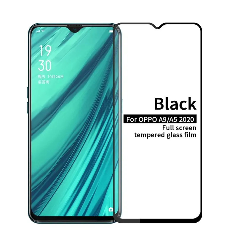 Flippy, Folie Sticla Flippy compatibila cu Oppo A9 2020 111D Negru