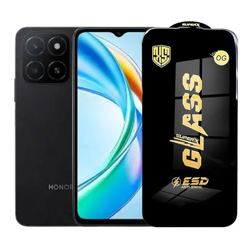 Flippy, Folie de Protectie pentru Honor X5b Plus, Flippy, Sticla Securizata ESD, Margini Negre