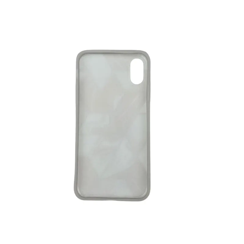 Apple, Husa protectie pentru Apple iPhone XR Soft IMD TPU Marble Geometric Albastru