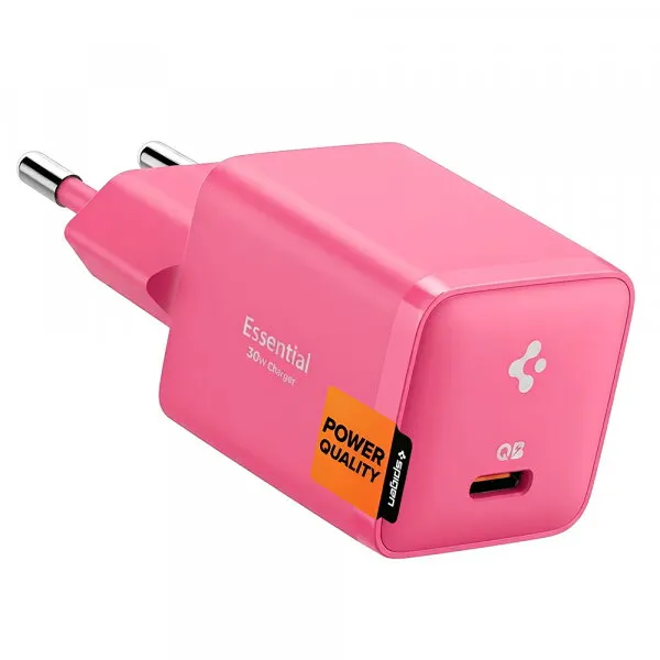Spigen Incarcator Retea Spigen EE301EU Arcstation Essential, 30W, 3A, 1 x USB-C, Roz ACH10449