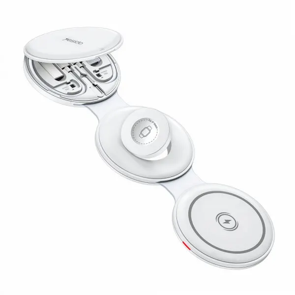 Yesido Incarcator Retea Wireless Yesido DS29 5in1, 15W, 1.67A, Alb