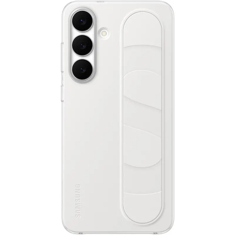 Samsung Husa Protectie Spate pentru telefon mobil Samsung Galaxy S25 FE (S731) EF-GS731CWEGWW, Standing Grip Case, Alb