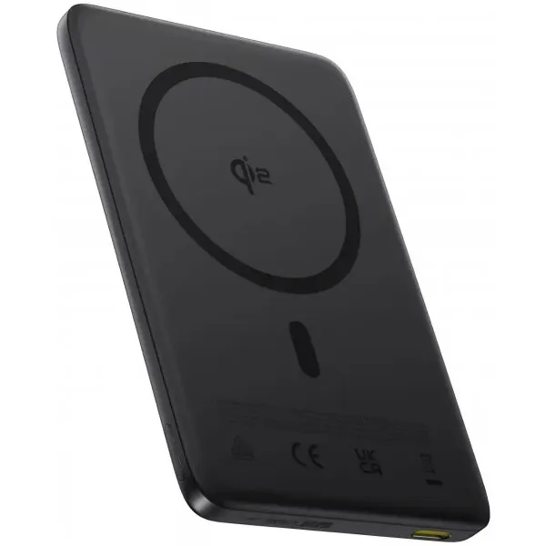 BASEUS Baterie Externa Wireless Baseus PicoGo AM41, 10000mAh, 27W, PD + FQI, 1 x QI - 1 x USB-C, Neagra E0027201