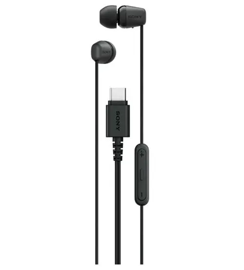 Casti Stereo In-Ear Sony IER‑EX15C, USB Type-C, Microfon (Negru)