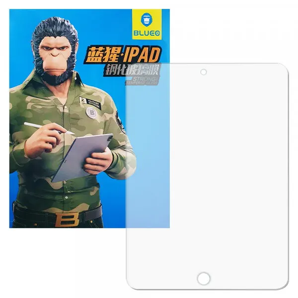 Blueo Folie de protectie Ecran Blueo HD pentru Apple iPad 9.7 (2017), Sticla Securizata, Full Glue