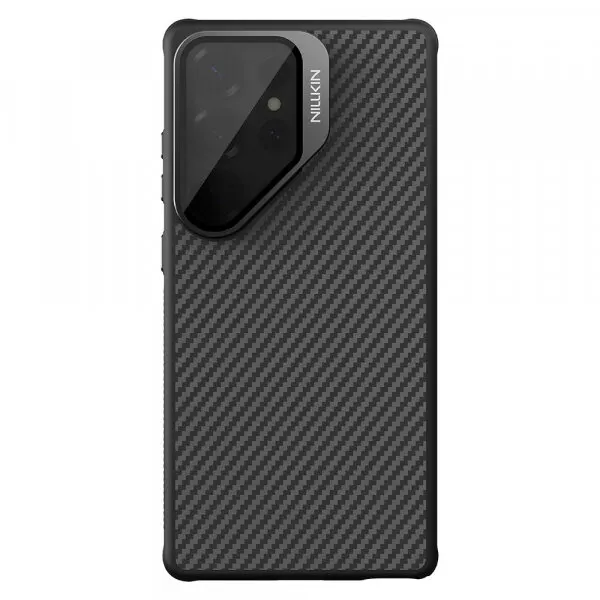 NILLKIN Husa MagSafe pentru Samsung Galaxy S25 Ultra S938, Nillkin, CarboProp with Transparent Black Lens Cover, Neagra
