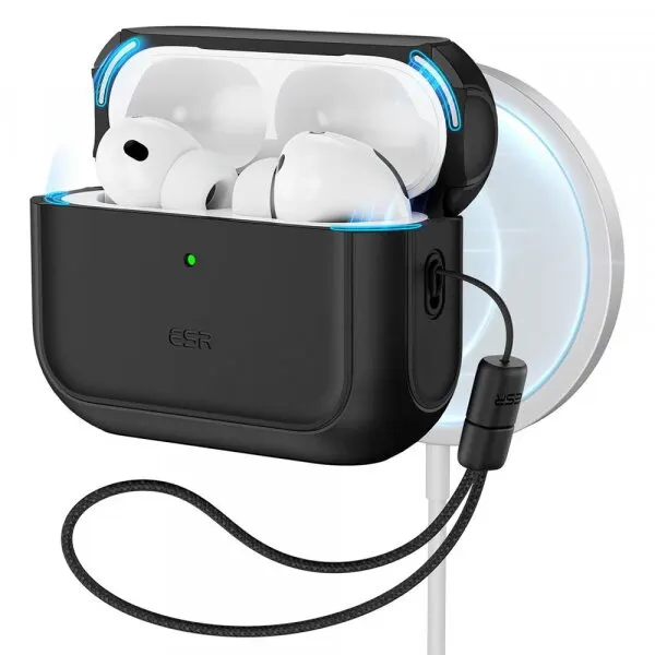 ESR Husa ESR Orbit Hybrid pentru Apple AirPods Pro 3, Neagra