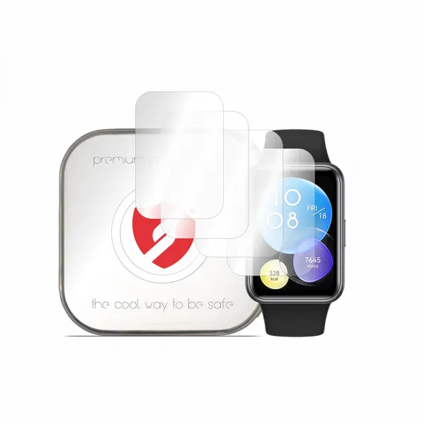 Smart Protection Folie Protectie Smart Protection Premium Classic pentru Huawei Watch Fit 2 Active, Set 4 bucati, Plastic